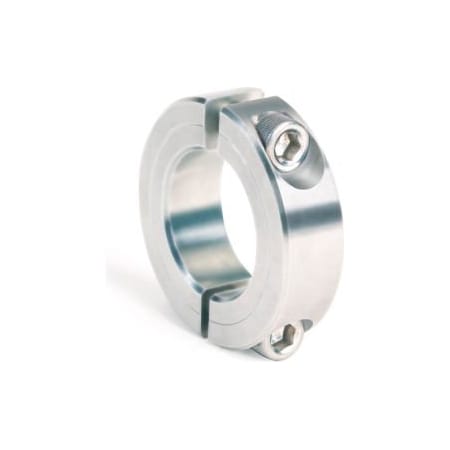 Climax Metal Two-Piece Clamping Collar, 1 1/4 " Bore, G2SC-125-SS G2SC-125-SS
